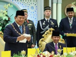 Prabowo: Saling Dukung Hadapi Tantangan Regional Bersama Brunei Darusaalam