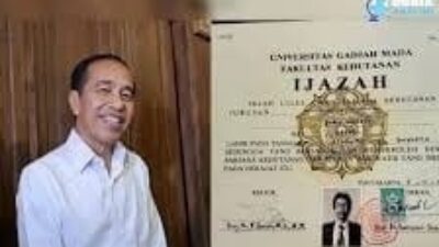 Terkait Ijazah Pasar Pramuka? Rektor UGM dan Jokowi Digugat Berbagai Elemen