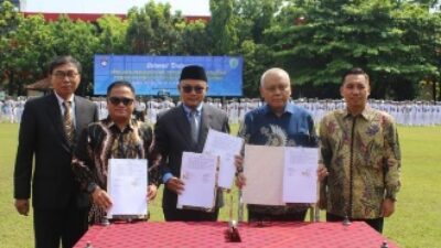 Pengukuhan dan Kenaikan Tingkat Taruna Taruni Pelayaran Tahun 2025, Bersama Penguatan Kerja Sama Melalui Penandatanganan MoU dengan JN Ferry PT. Sowohi