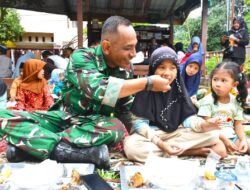 Kodam I/BB Salurkan Makan Sehat Bergizi, Terhadap Anak Panti di Deli Serdang