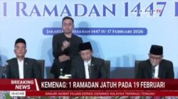 Sidang Isbat Tentukan 1 Ramadhan 1447H Jatuh Pada 19 Februari 2026
