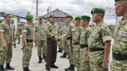 Menhan RI Tinjau Yonif TP 888 Memastikan Pembangunan Kekuatan Pertahanan
