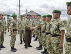 Menhan RI Tinjau Yonif TP 888 Memastikan Pembangunan Kekuatan Pertahanan