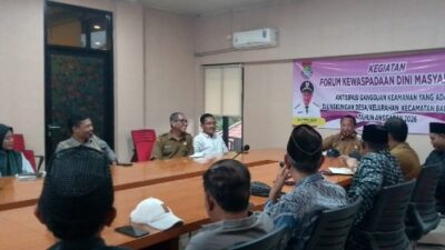 Camat Balaraja Bersama FKDM Komitmen Antisipasi Gangguan Sosial