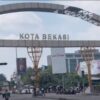 Perluasan Tol Becakayu Dishub Kota Bekasi Bongkar Gapura HM Joyomartono