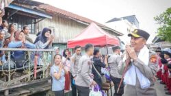 Kapolda Sumsel Terima Empati Warga Korban Kebakaran di Musi Rawas, Sederhana Tapi Tulus