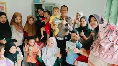 Jalur Pustaka Keliling Satlantas Polres Kuansing Edukasi Bagi Anak