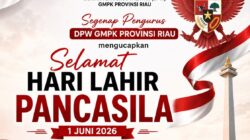 Peringati Hari Lahir Pancasila 2026, GMPK Riau: Nilai Dasar Negara Jadi Landasan Berantas Korupsi   
