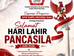 Peringati Hari Lahir Pancasila 2026, GMPK Riau: Nilai Dasar Negara Jadi Landasan Berantas Korupsi   