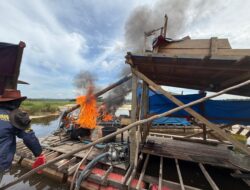Tertibkan Aktivitas PETI Jenis Dompeng di KUD Timbul Sakoto Tanjung Pauh Polsek Singinggi Hilir Tegas Terhadap Perusak Lingkungan