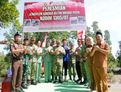 Danrem 132/Tadulako Resmikan Jembatan Garuda, Hadirkan Akses dan Harapan Baru bagi Masyarakat