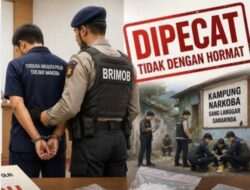 Bekingi Kampung Narkoboy, Bripka Dedi Samarinda Dipecat