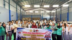 Polres Rokan Hilir Dan  Polsek Jajaran Gencarkan Sosialisasi Bahaya  Narkoba di Sekolah