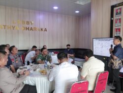 Polres Rokan Hilir Rapat Kordinasi Lintas Sektoral Pengamanan Event Wisata Nasional Bakar Tongkang 2026