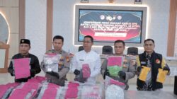 Polres Rokan Hilir Gelar Konferesi Pers Ungkap Kasus Ops Antik Lacang Kuning 2026 Dan Kasus Narkoba Bulan Mei 2026