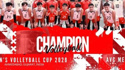 Timnas Voli Putra Indonesia Juara Ajang AVC Men’s Volleyball Cup 2026 di India