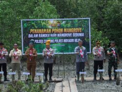 Kapolda Riau Kunjungi Concong, Tanam Mangrove hingga Salurkan Bantuan untuk Masyarakat Pesisir