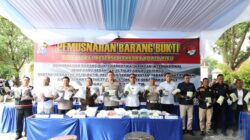 Polda Riau Musnahkan Narkoba Rp. 69,7 Miliar, Gagalkan Jaringan Internasional dan Selamatkan Hampir Sejuta Jiwa