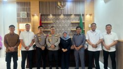 Kapolres Rohil Perkuat Sinergritas Dengan Pengadilan Negeri Rohil  Kelas 1B Bahas Penegakan Hukum Dan Implementasi KUHP Baru