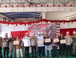 Ekspedisi Merah Putih Presisi Polda Riau Hadir di Panipahan, Salurkan Bantuan dan Layanan Kesehatan