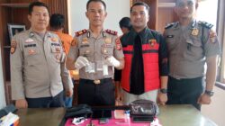 Baru menjabat ! Polsek Pujud  Langsung Tancap Gas, Ungkap Peredaran Sabu 40 Gram, Tiga Orang Berhasil Di Ringkus