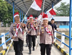 Kapolres Inhil Gelar Apel Pergeseran 150 Personel Menuju Kuala Selat dalam rangka Ekspedisi Merah Putih Presisi 