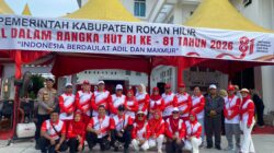 Kapolres Rohil Hadiri Karnaval HUT ke-81 RI, 61 Peserta Meriahkan Bagansiapiapi