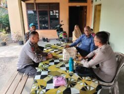 Jumat Curhat Polsek Kuantan Mudik, Warga Diajak Bersama Jaga Kamtibmas dan Cegah Karhutla