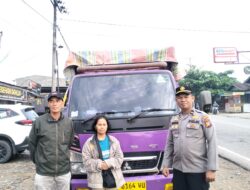 Polsek Bangko Pusako Antar Jagung Pipil ke Bulog Dumai, Dukung Ketahanan Pangan