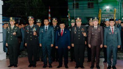 Kenang Jasa Pahlawan, Kapolres Rohil Hadiri Apel Kehormatan dan Renungan Suci HUT ke-81 RI