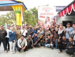 HUT RI ke-81, Ditbinmas dan Bid Humas Polda Riau Bersama Insan Pers Satukan Semangat Merah Putih
