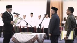 Lantik Pejabat Eselon II dan III, Bupati Rohul “Anton” Berpesan, Jaga Amanah Dengan Baik