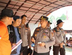 Dirpamobvit Polda Riau dan Kapolres Kuansing Cek Pengamanan Pacu Jalur di Tepian Narosa