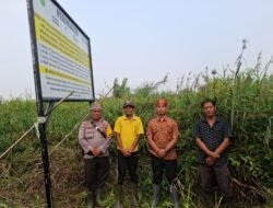 Cegah Karhutla, Polsek Bangko Pusako Patroli dan Cek Plang Larangan Membakar Lahan