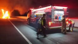Bus Gunung Harta Terbakar Penumpang Tidur Pulas Sopir Sigap Bertindak
