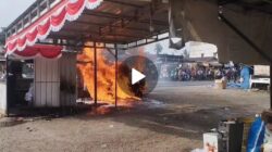 Minibus Avanza Ludes Terbakar Si jago Merah, Sopir Mengalami Luka Bakar Usai Terdengar Ledakan