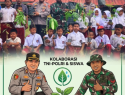 Tanam 100 Pohon, Polsek Simpang Kanan Dukung Program 1 Juta Pohon Kapolda Riau