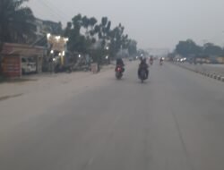 Jarak Pandang Makin Terbatas, Kabut Asap Masih Tebal Selimuti Pekanbaru   