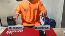 Satresnarkoba Polres Kampar Tangkap Pengedar Narkoba di Desa Tebing Temukan 2.64 Gram Sabu-sabu 