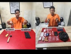 Polres Kampar Berhasil Sikat Dua Pengedar Narkoba di Desa Sawah, Sita Sabu-sabu dan Pil Ekstasi 