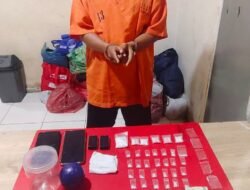 Polsek Tapung Tangkap Warga Tanjung Sawit, Sita 31.41 Gram Sabu-sabu 
