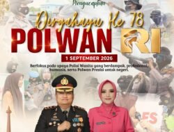 Kapolres Rohil dan Ketua Bhayangkari Ucapkan HUT ke-78 Polwan