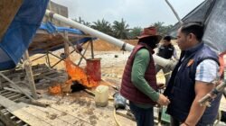 Polsek Singingi Hilir Tertibkan Dua Rakit PETI Jenis Dompeng di Sungai Ojolali