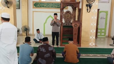 Polsek Rantau Kopar Gencar Sampaikan Imbauan Larangan Karhutla di Tempat Ibadah dan Patroli Keliling Pemukiman Warga