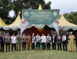 Kapolres Rohil Pimpin Apel Tahunan Al-Majidiyah, Tanam Pohon Lewat Green Policing