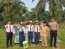 Polsek Bonai Darusalam  Gelar Police Goes To School, Sosialisasikan  Green Policing Hingga  Bahaya Narkoba di SMPN 1 Bonai