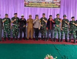Tim Mabes TNI Sosialisasi Pencegahan dan Penanggulangan Karhutla di Rokan Hulu