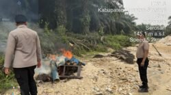 Tindak Lanjut Laporan Masyarakat, Polsek Hulu Kuantan Tertibkan Peralatan PETI di Desa Serosah