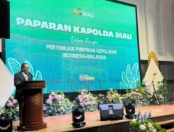 Temui Polisi Malaysia, Kapolda Riau Paparkan Gotong Royong Tangani Karhutla