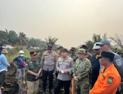 Kapolda Riau dan Pangdam XIX/Tuanku Tambusai Cek Karhutla di Inhu, Tegaskan Penanganan Kolaboratif